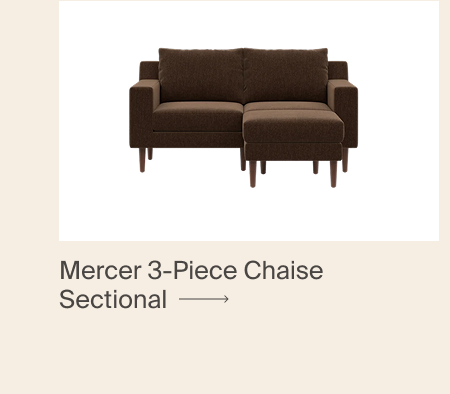 Mercer 3-Piece Chaise Sectional
