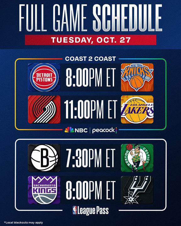 Tonight's Schedule