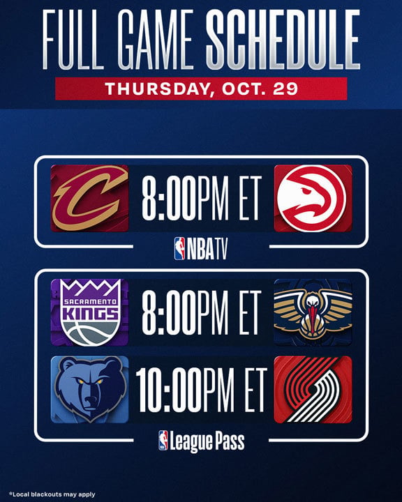 Tonight's Schedule