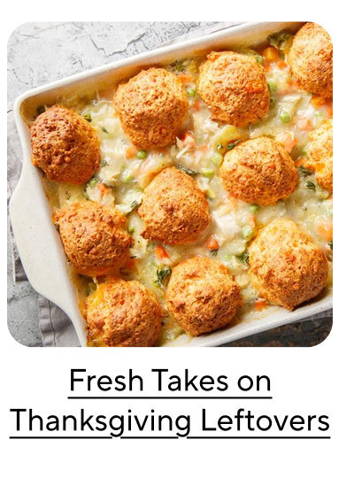 Fresh Takes on Thanksgiving Leftovers