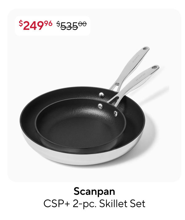 Scanpan CSP+ Skillets, Set of 2